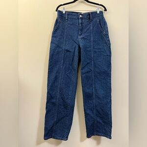 Madewell Perfect‎ Vintage Straight Leg Dark Blue Denim Jeans - 28